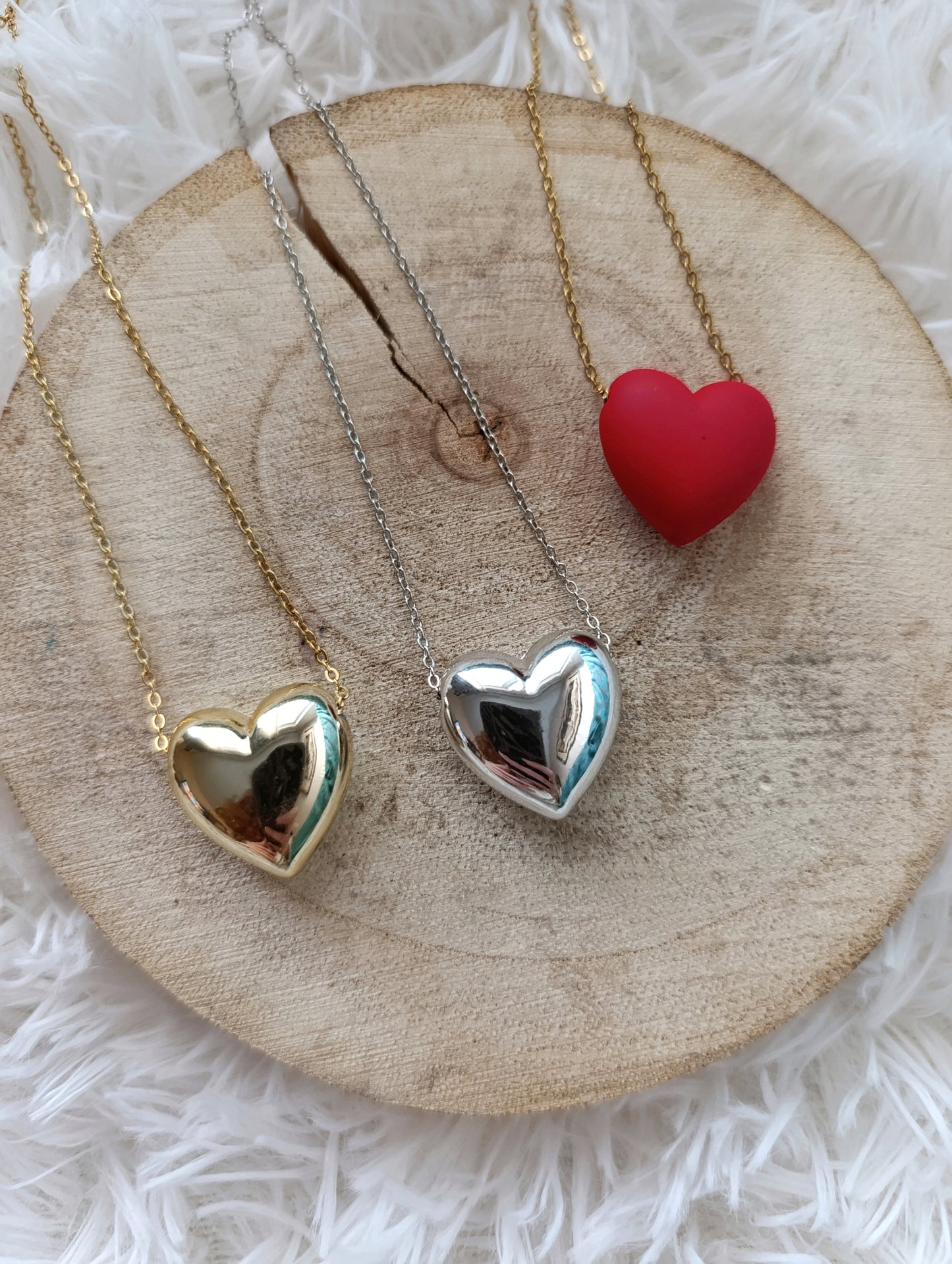 Ατσάλινα κολιέ καρδούλες!