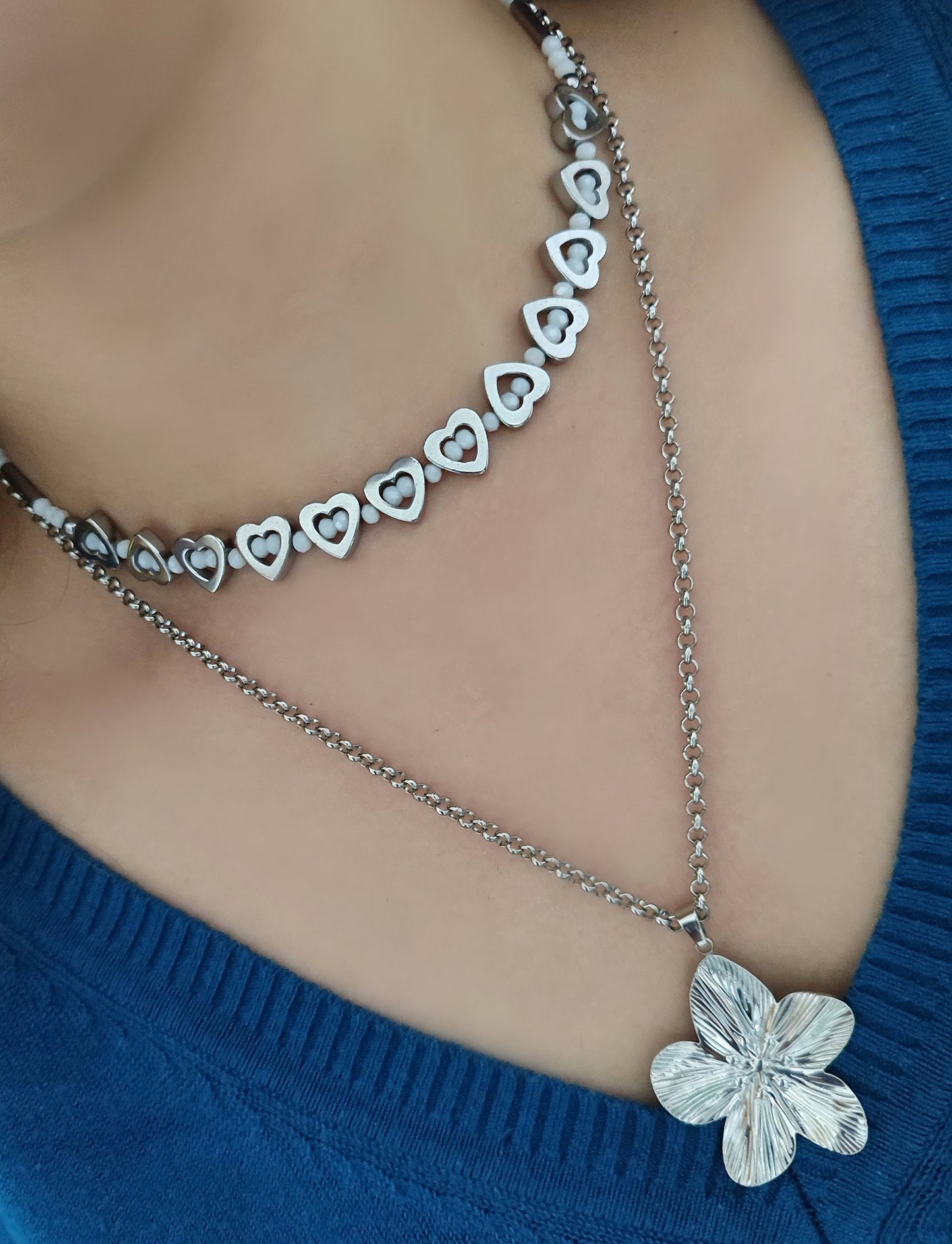 Κολιέ με αιματίτες!