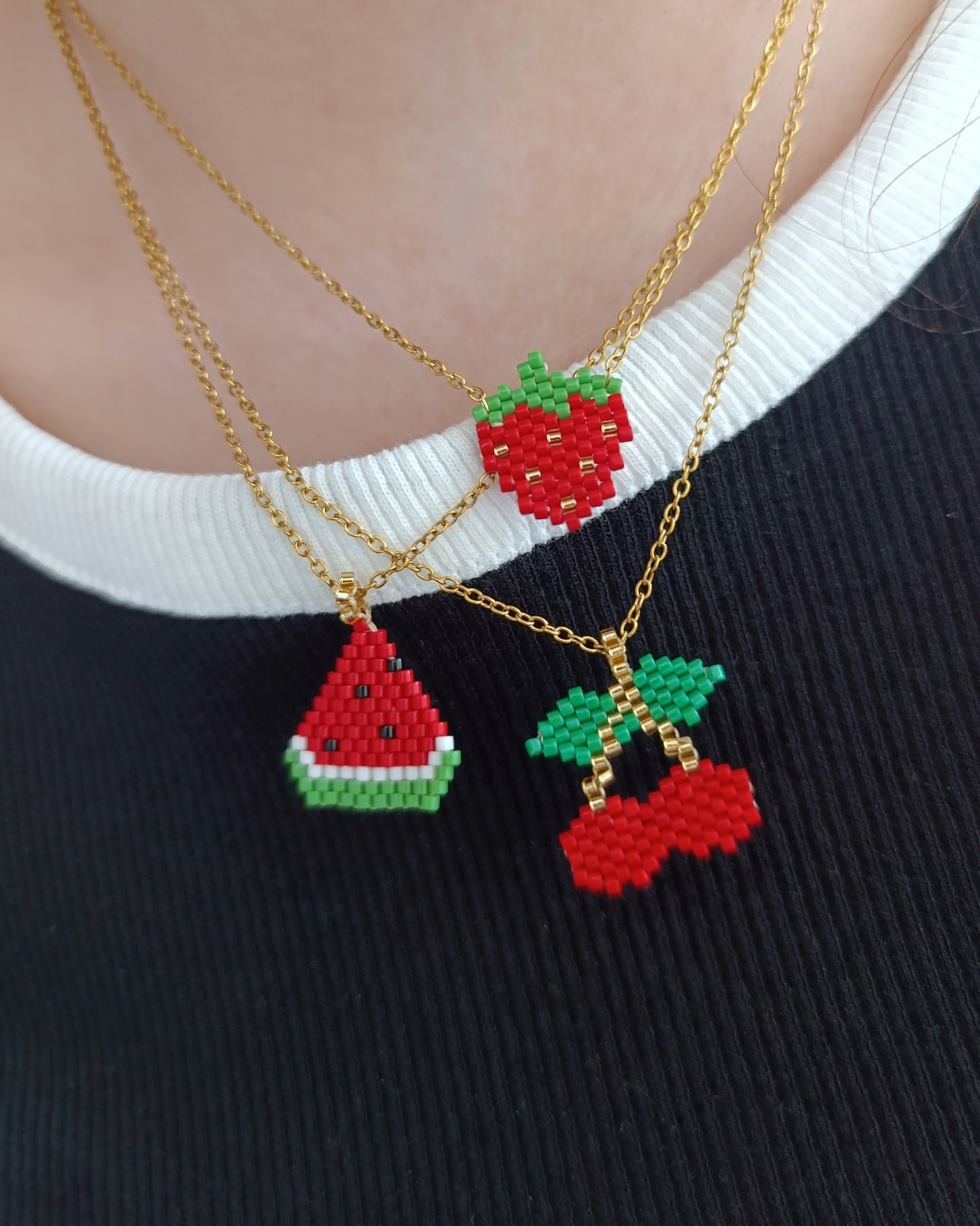 Ατσάλινα χειροποίητα κολιέ