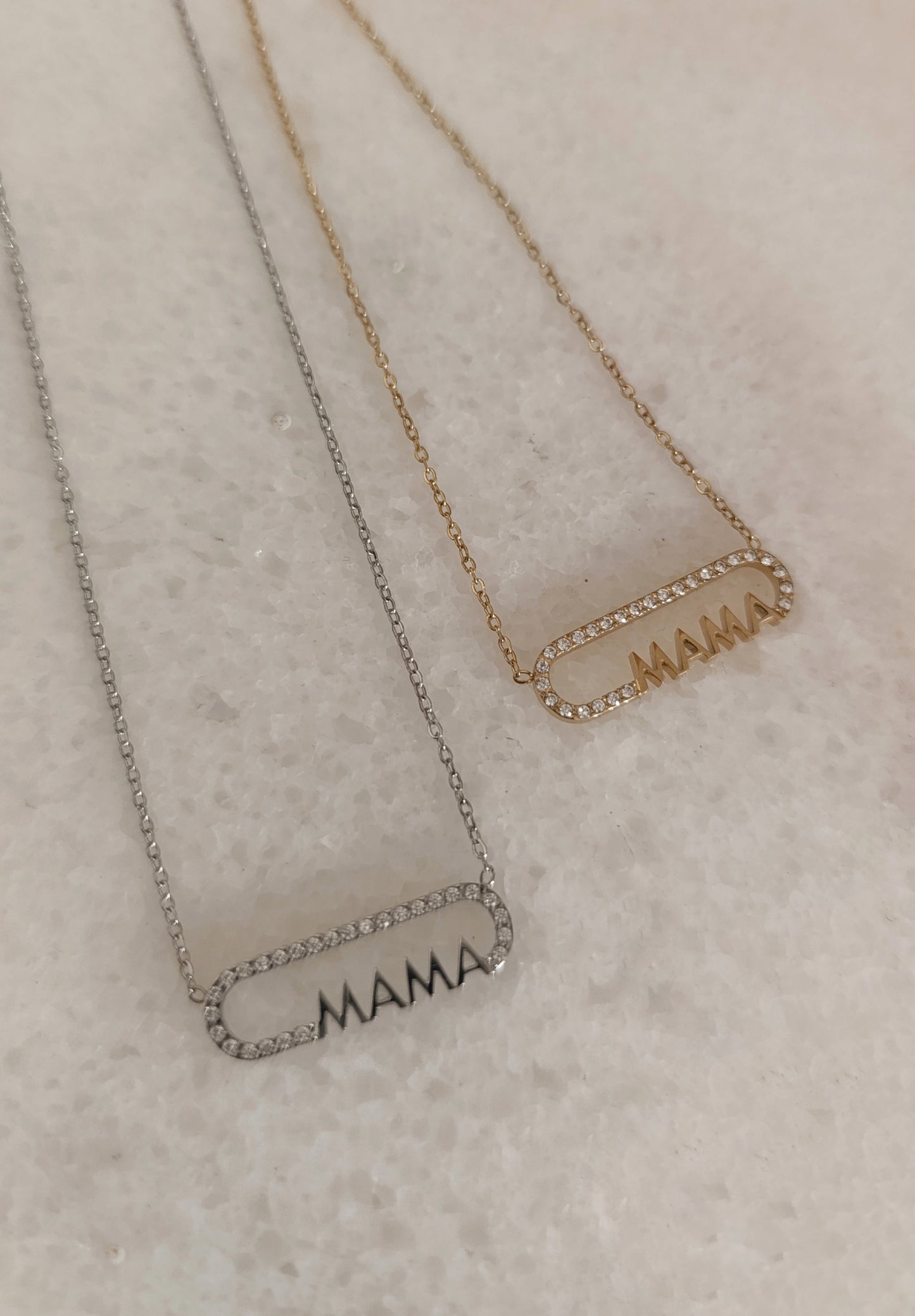 Ατσάλινο κολιέ ΜΑΜΑ!