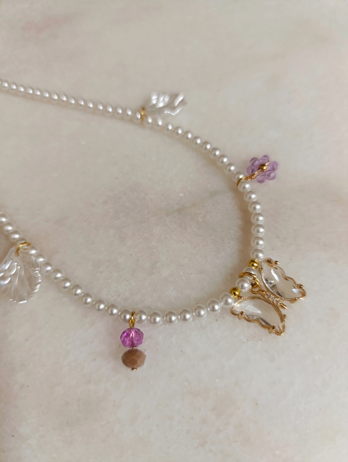 Κολιέ με περλίτσες!