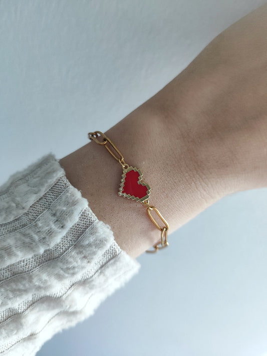 Βραχιόλι καρδιά!