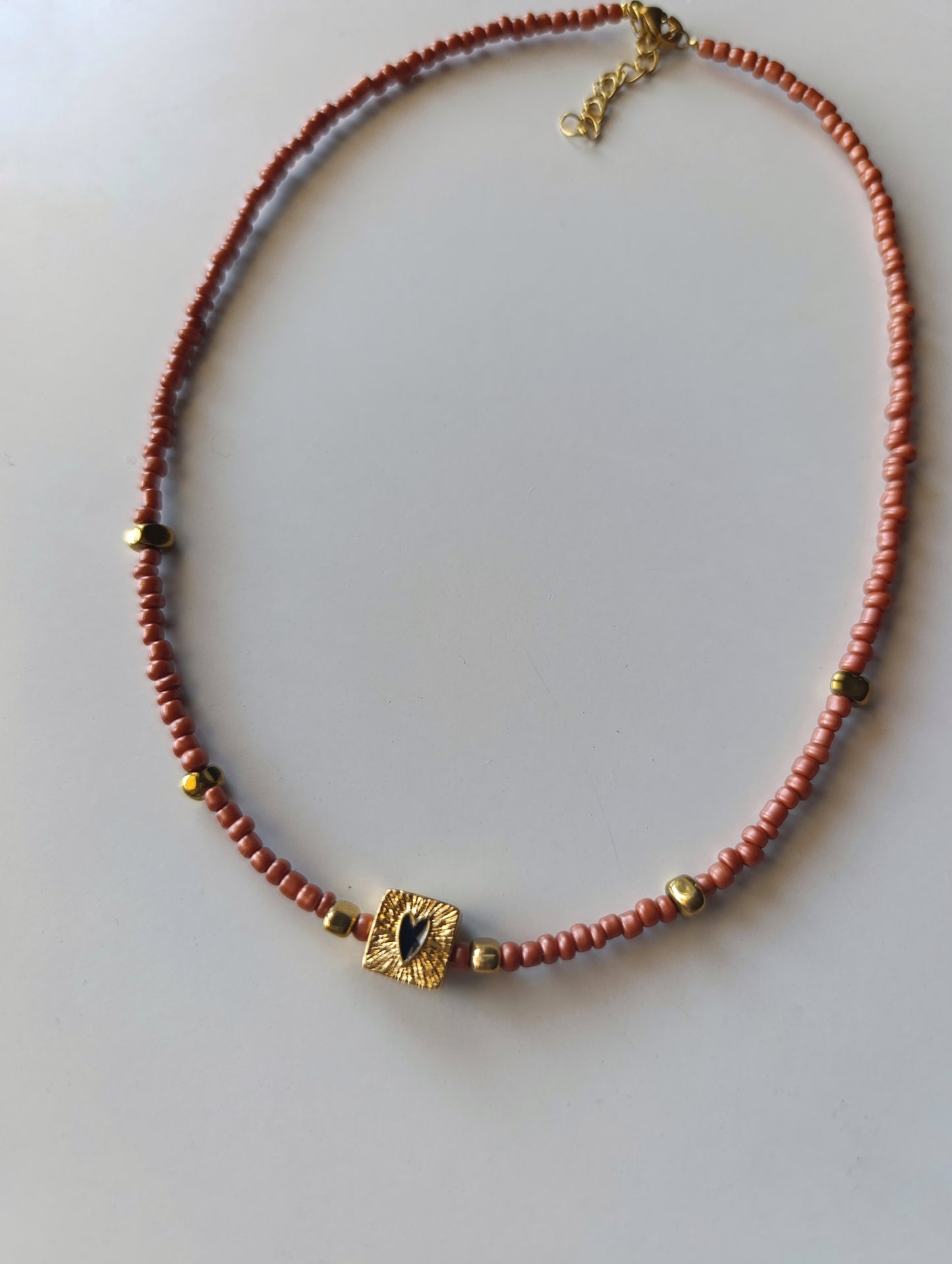 Κολιέ με γυάλινες χάντρες!