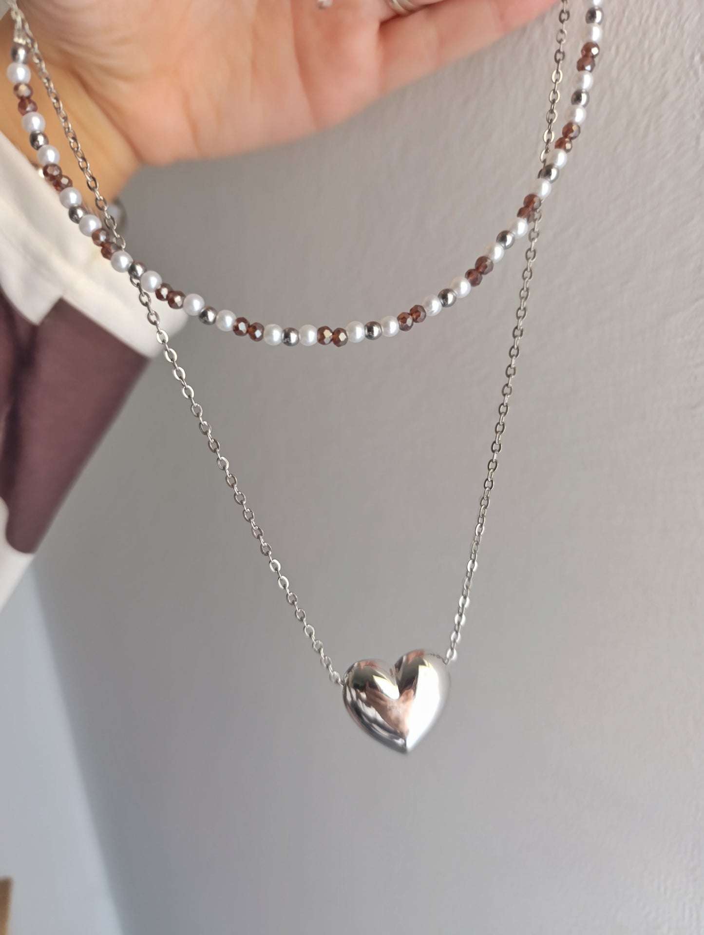 Ατσάλινο διπλό κολιέ!