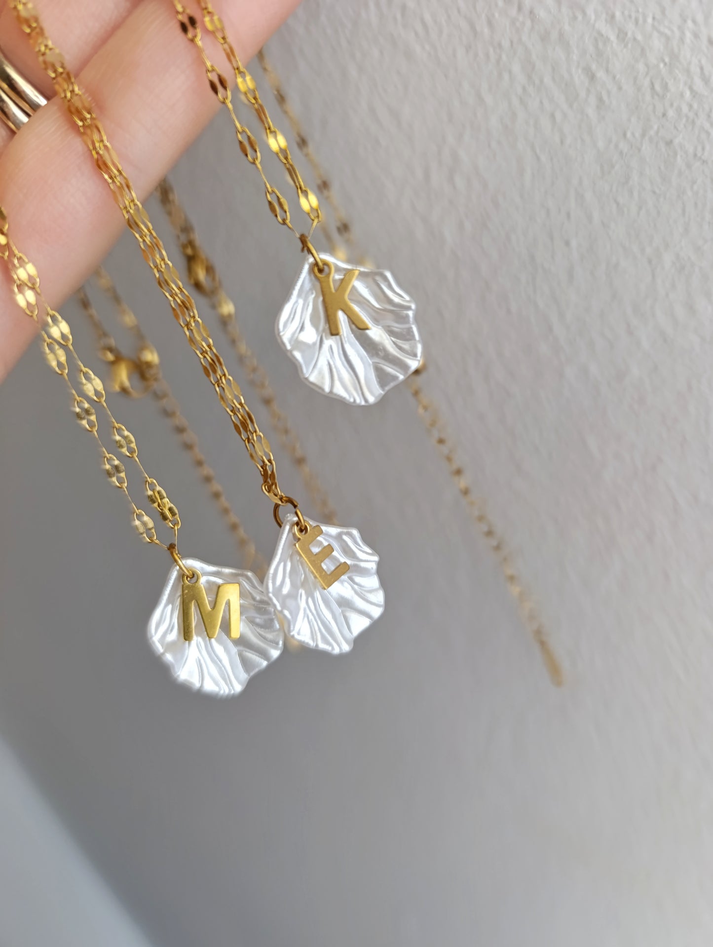 Ατσάλινο κολιέ μονόγραμμα!