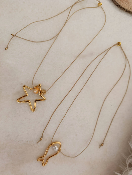 Κολιέ με κορδόνι!