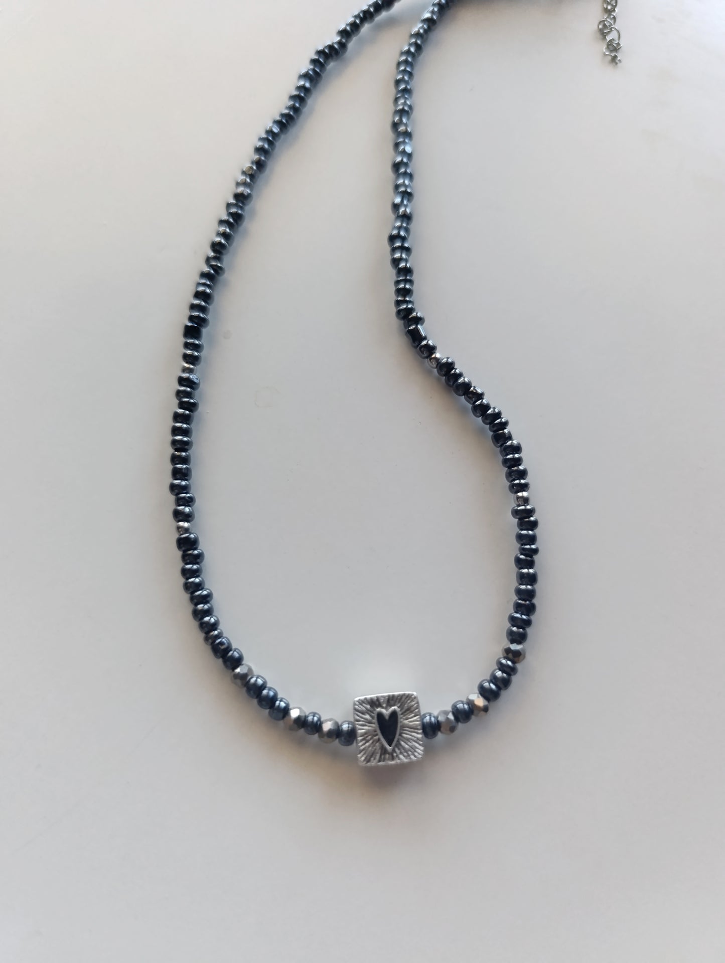 Κολιέ με γυάλινες χάντρες!