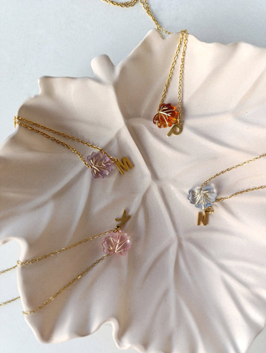 Monogram necklace!🍁