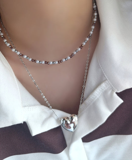 Ατσάλινο διπλό κολιέ!