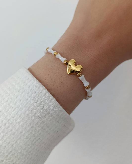 Βραχιόλι με ημιπολύτιμες πέτρες!